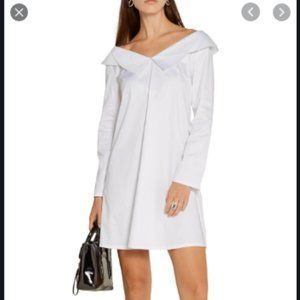 Opening Ceremony White Off-The-Shoulder Mini Dress